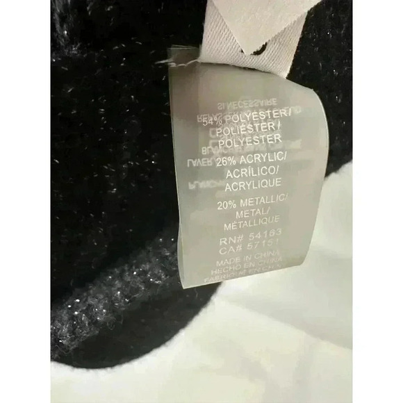 Calvin Klein Women's Pom Pom Beanie & Scarf Boxed Gift Set, Black, One Size - Picture 5 of 5